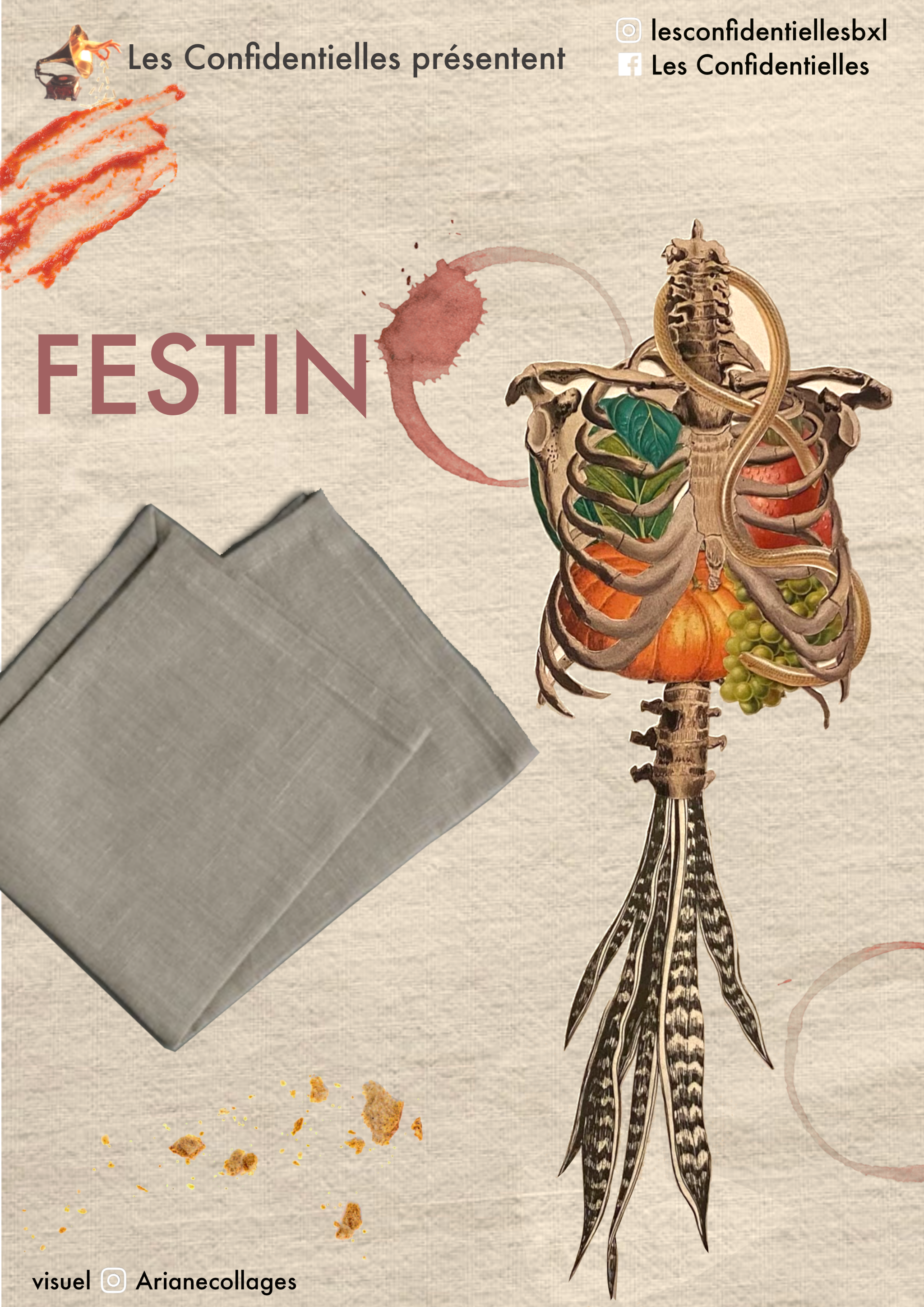"Les confidentielles" présentent "Festin" : 8 femmes sur scène !