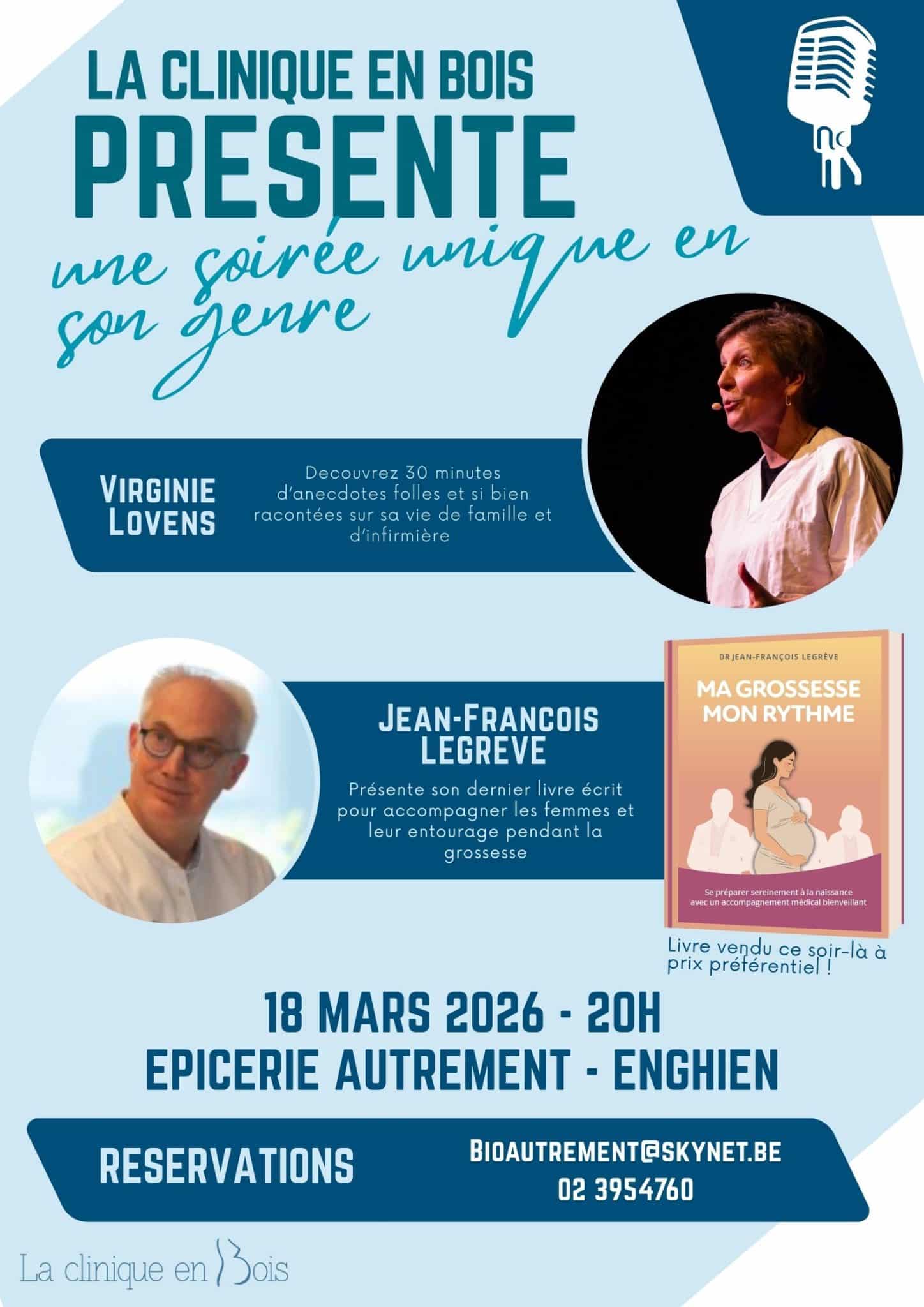 Soirée atypique entre le seul en scène et la présentation d'un livre !
